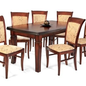 oakwood table and chairs