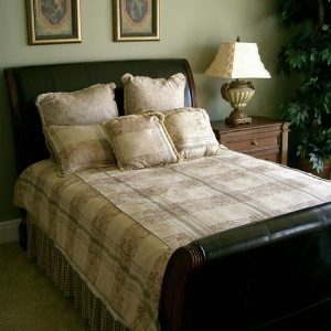 vintage twin bed