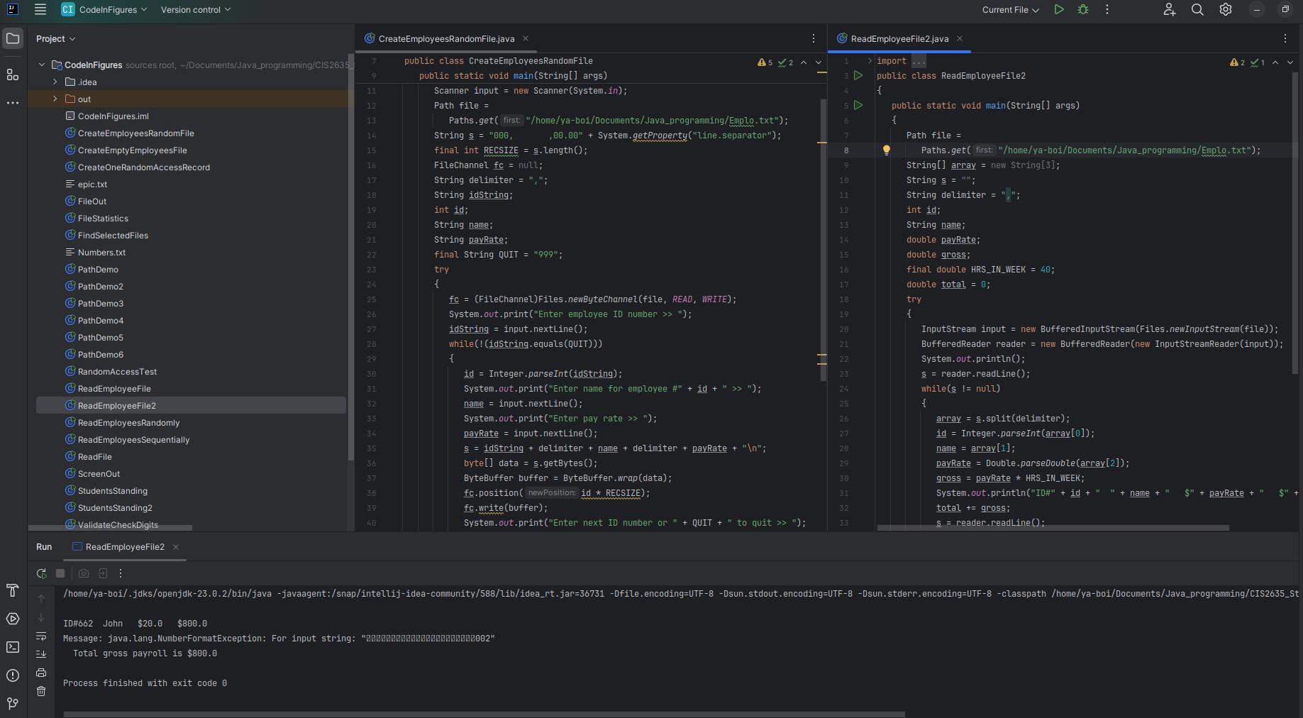 Java GUI Grade/Recipe Book
